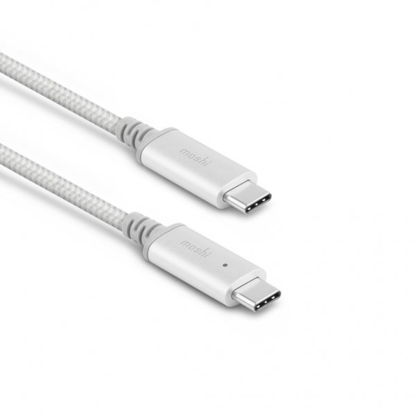 Moshi Integra USB-C till USB-C 2m Sølv