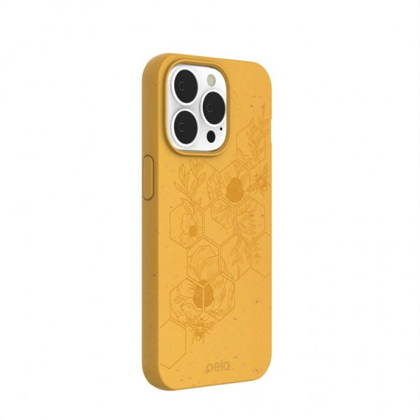 Pela iPhone 13 Pro Deksel Classic Honey Hive Edition