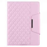 iPad 10.2 (gen 7/8/9) Etui Rombemønster Rosa