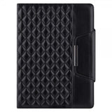 iPad 10.2 (gen 7/8/9) Etui Rombemønster Svart