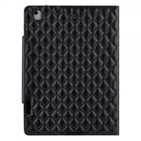 iPad 10.2 (gen 7/8/9) Etui Rombemønster Svart