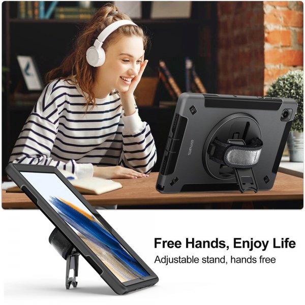 4smarts iPad 10.2 (gen 7/8/9) Deksel Rugged Case Grip Svart
