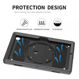 4smarts iPad 10.2 (gen 7/8/9) Deksel Rugged Case Grip Svart