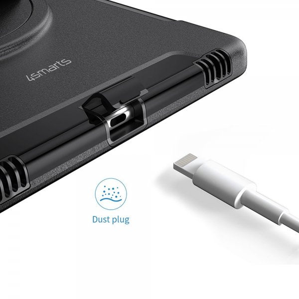 4smarts iPad 10.2 (gen 7/8/9) Deksel Rugged Case Grip Svart