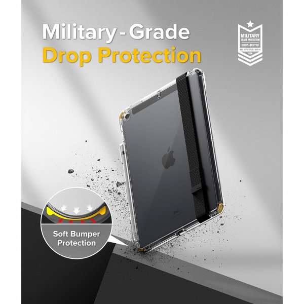 Ringke iPad 10.2 (gen 7/8/9) Deksel Fusion+ Strap Combo Gul