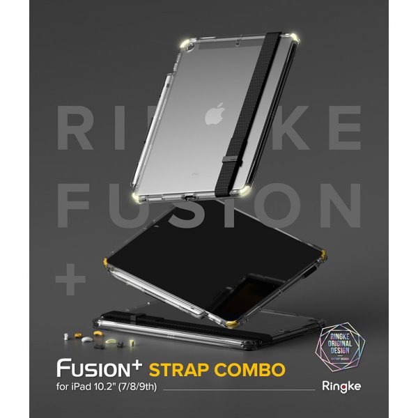 Ringke iPad 10.2 (gen 7/8/9) Deksel Fusion+ Strap Combo Lime Glow