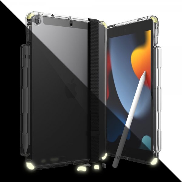 Ringke iPad 10.2 (gen 7/8/9) Deksel Fusion+ Strap Combo Lime Glow