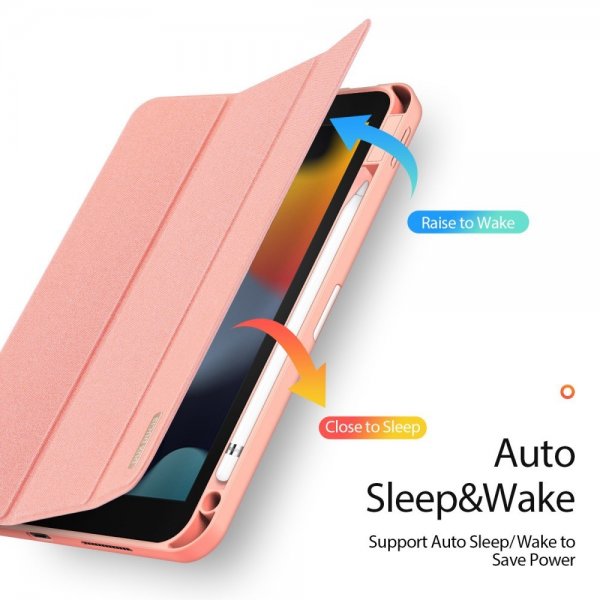 Dux Ducis iPad 10.9 (gen 10)/iPad 11 (A16) Etui Domo Series Rosa