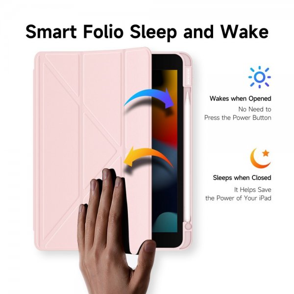 Dux Ducis iPad 10.9 (gen 10)/iPad 11 (A16) Etui Magi Series Rosa