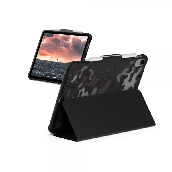 Urban Armor Gear (UAG) iPad 10.9 (gen 10)/iPad 11 (A16) Etui Plyo Folio Midnight Camo