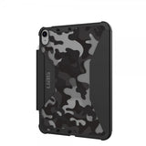 Urban Armor Gear (UAG) iPad 10.9 (gen 10)/iPad 11 (A16) Etui Plyo Folio Midnight Camo