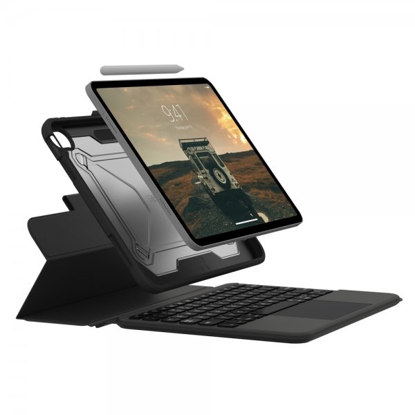 Urban Armor Gear (UAG) iPad 10.9 (gen 10)/iPad 11 (A16) Etui Rugged Bluetooth Keyboard with Trackpad Nordic Svart