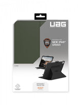 Urban Armor Gear (UAG) iPad 10.9 (gen 10)/iPad 11 (A16) Etui Scout Folio Black/Olive