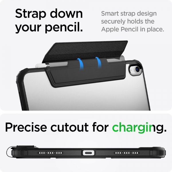 Spigen iPad 10.9 (gen 10)/iPad 11 (A16) Etui Ultra Hybrid Pro Svart