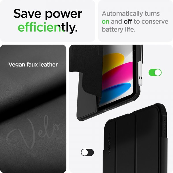 Spigen iPad 10.9 (gen 10)/iPad 11 (A16) Etui Ultra Hybrid Pro Svart