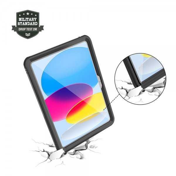 4smarts iPad 10.9 (gen 10)/iPad 11 (A16) Deksel Active Pro Rugged Case Stark Svart