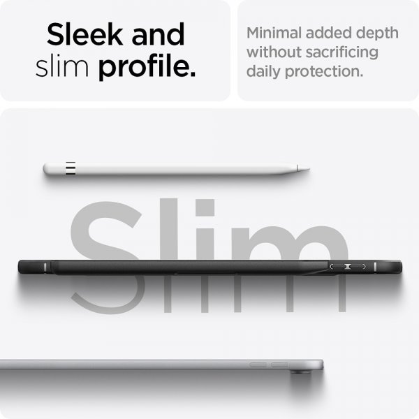 Spigen iPad 10.9 (gen 10)/iPad 11 (A16) Deksel Rugged Armor Matte Black