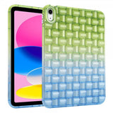 iPad 10.9 (gen 10)/iPad 11 (A16) Deksel Braided Grønn Blå