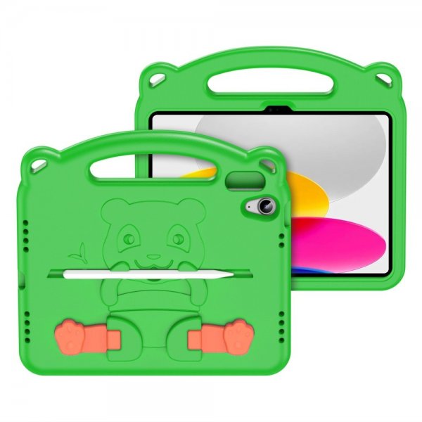 Dux Ducis iPad 10.9 (gen 10)/iPad 11 (A16) Deksel Panda Grønn