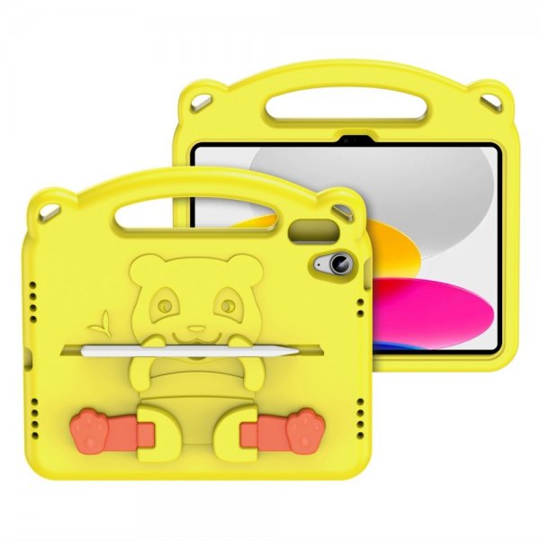 Dux Ducis iPad 10.9 (gen 10)/iPad 11 (A16) Deksel Panda Gul