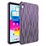 iPad 10.9 (gen 10)/iPad 11 (A16) Deksel Bølgemønster Lilla
