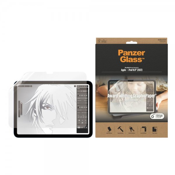 PanzerGlass iPad 10.9 (gen 10)/iPad 11 (A16) Skjermbeskytter GraphicPaper