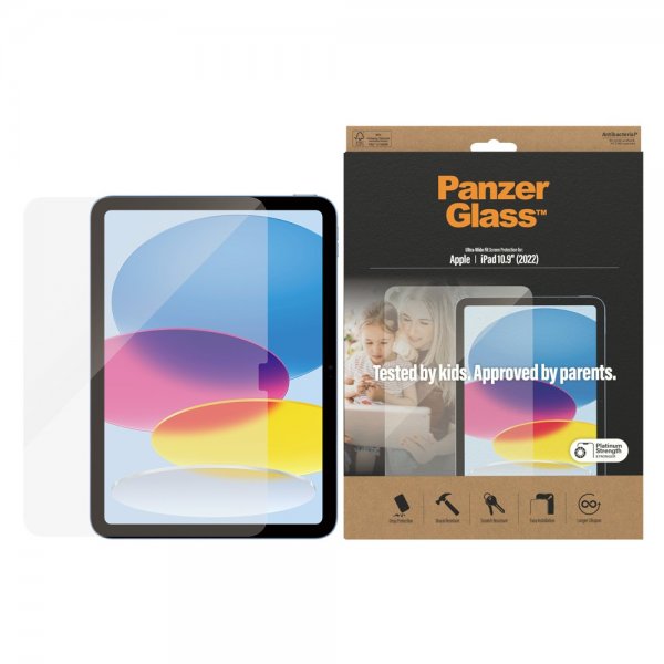 PanzerGlass iPad 10.9 (gen 10)/iPad 11 (A16) Skjermbeskytter Ultra-Wide Fit