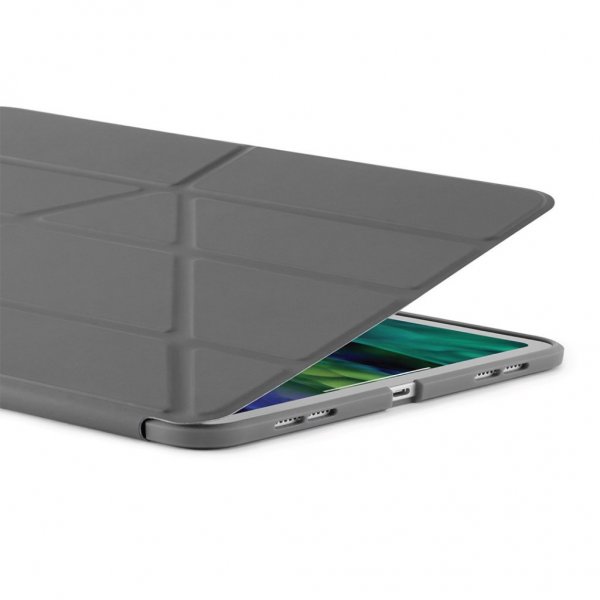Pipetto iPad Pro 11 (gen 2/3/4) Origami Veske Grå