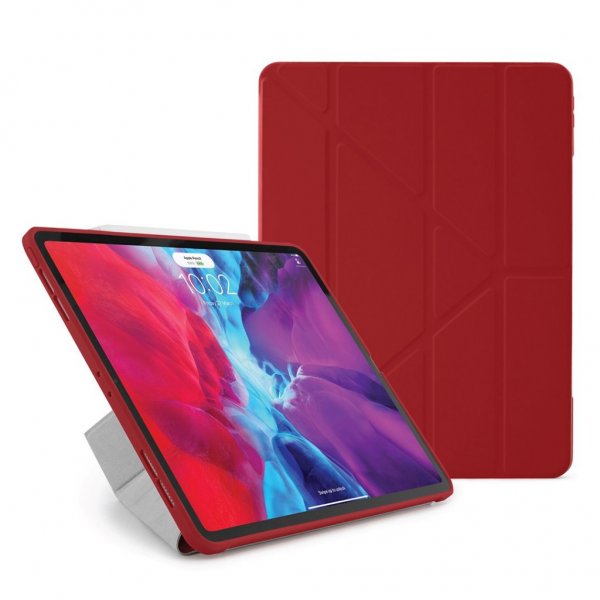 Pipetto iPad Pro 12.9 (gen 4/5/6) Origami Sak Rød