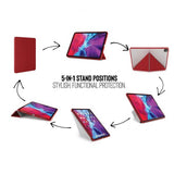 Pipetto iPad Pro 12.9 (gen 4/5/6) Origami Sak Rød