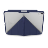 Pipetto iPad 10.9 (gen 10)/iPad 11 (A16) Etui Origami No3 Pencil Case Mørkeblå