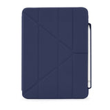 Pipetto iPad 10.9 (gen 10)/iPad 11 (A16) Etui Origami No3 Pencil Case Mørkeblå