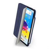 Pipetto iPad 10.9 (gen 10)/iPad 11 (A16) Etui Origami No3 Pencil Case Mørkeblå