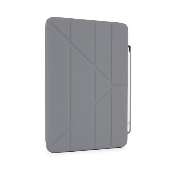 Pipetto iPad 10.9 (gen 10)/iPad 11 (A16) Etui Origami No3 Pencil Case Lysegrå