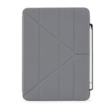 Pipetto iPad 10.9 (gen 10)/iPad 11 (A16) Etui Origami No3 Pencil Case Lysegrå