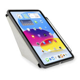 Pipetto iPad 10.9 (gen 10)/iPad 11 (A16) Etui Origami No3 Pencil Case Lysegrå