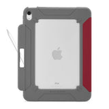 Pipetto iPad 10.9 (gen 10)/iPad 11 (A16) Etui Origami No2 Pencil Shield Mørkerød