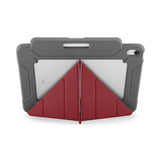 Pipetto iPad 10.9 (gen 10)/iPad 11 (A16) Etui Origami No2 Pencil Shield Mørkerød