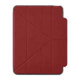 Pipetto iPad 10.9 (gen 10)/iPad 11 (A16) Etui Origami No2 Pencil Shield Mørkerød