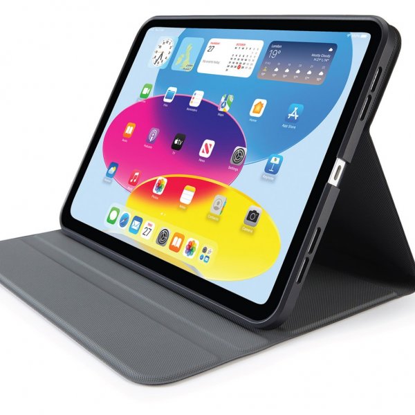 Pipetto iPad 10.9 (gen 10)/iPad 11 (A16) Etui Rotating Folio Svart