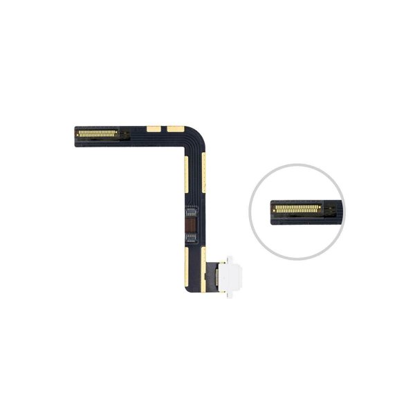 iPad 8 10.2" 2020 Ladekontakt - Hvit