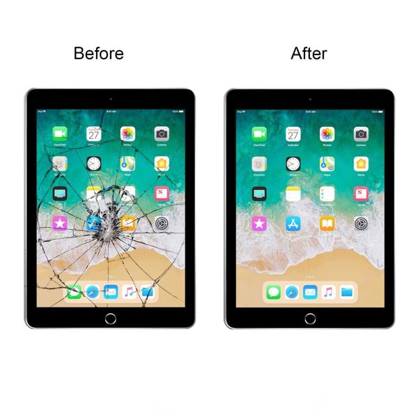 iPad 9 10.2 2021 glass med touchskjerm OEM - svart