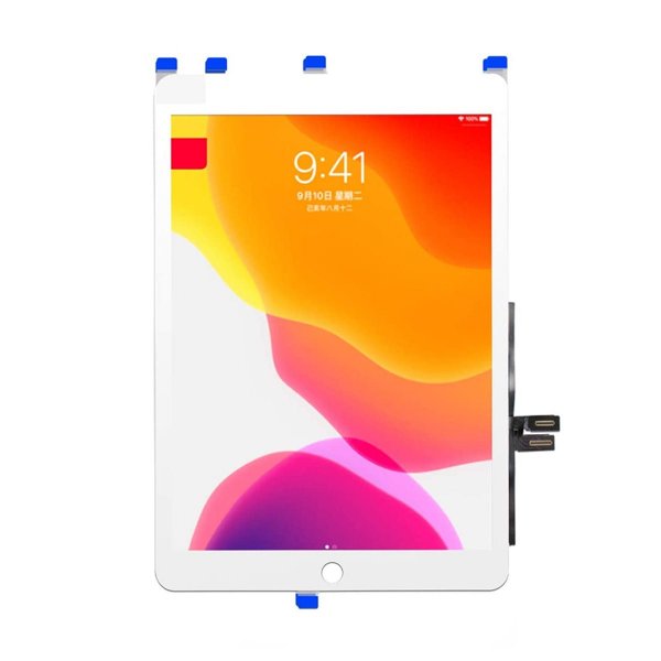 iPad 9 10.2 2021 Glass med Touchskjerm OEM - Hvit