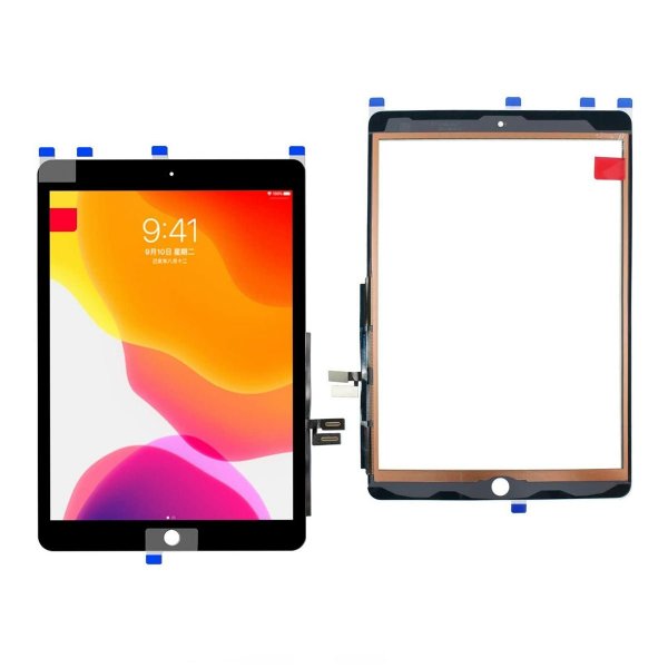 iPad 9 10.2 2021 Glass med Touchskjerm Premium - Svart