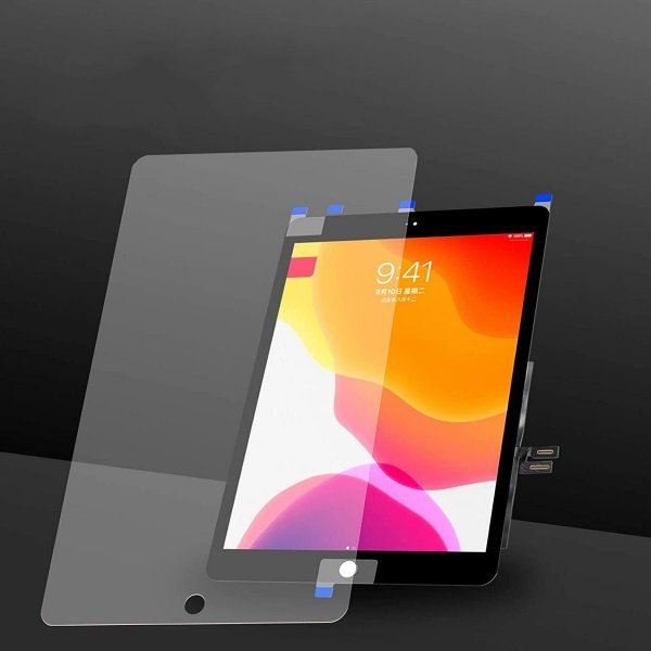 iPad 9 10.2 2021 Glass med Touchskjerm Premium - Svart