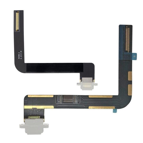 iPad 9 2021 ladekontakt flexkabel - hvit