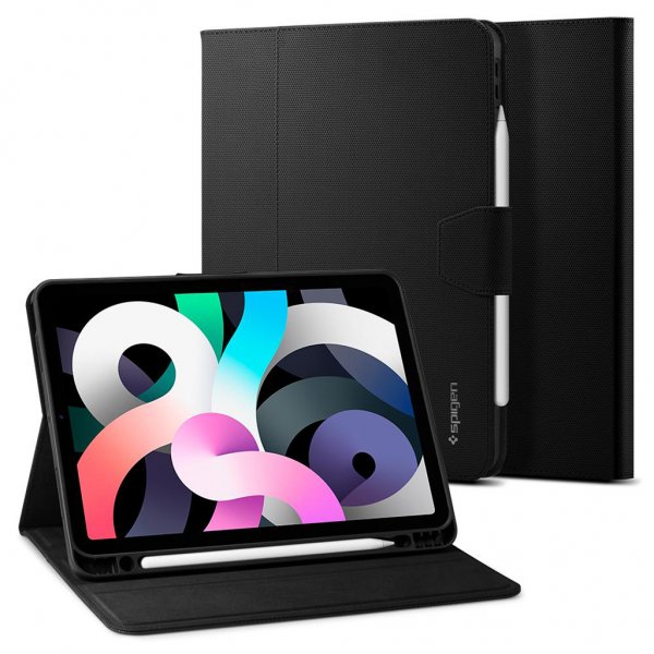 Spigen iPad Air 10.9 2020/2022 Etui Liquid Air Folio Svart