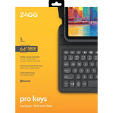 Zagg iPad Air 10.9 (gen 4/5) Etui Med tastatur Pro Keys Svart Grå