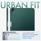 Spigen iPad Air 11 (M2/M3) Etui Urban Fit Midnight Green
