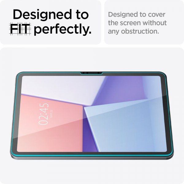Spigen iPad Air 11 (M2/M3) Skjermbeskytter GLAS.tR EZ Fit